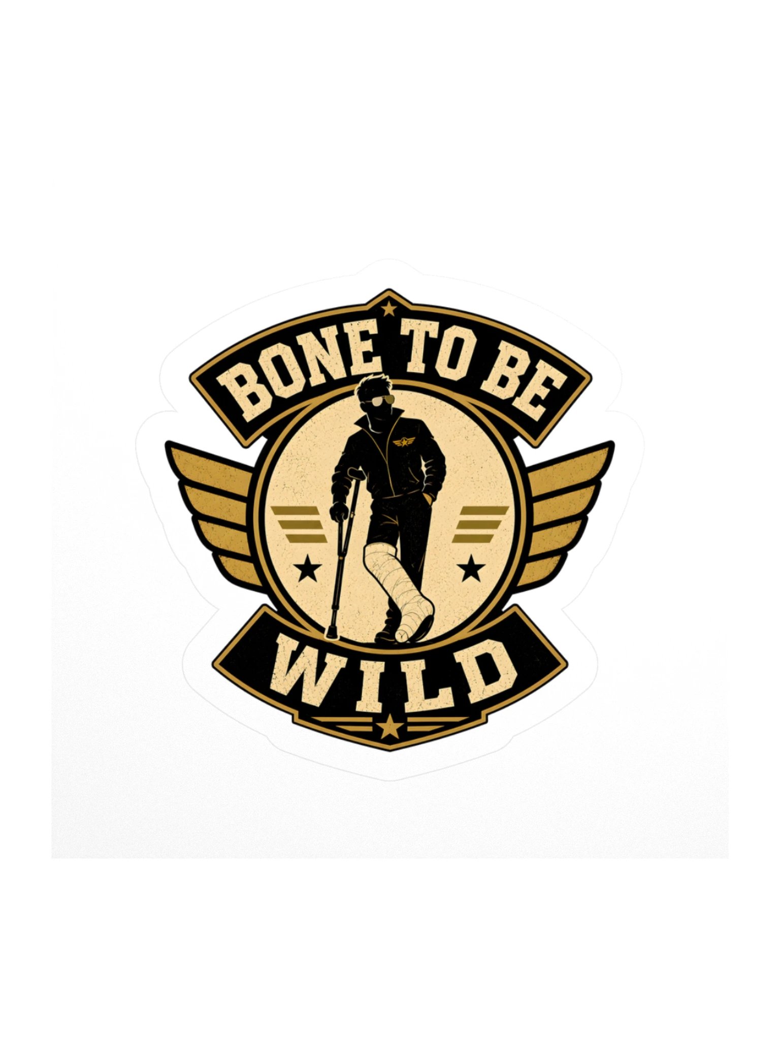 Bone To Be Wild Sticker product image (1)