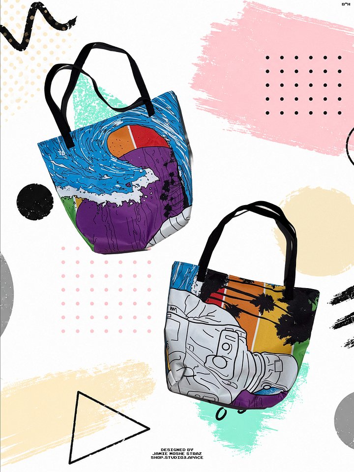 Learning to Ride the Waves of the Future - Tote product image (1)