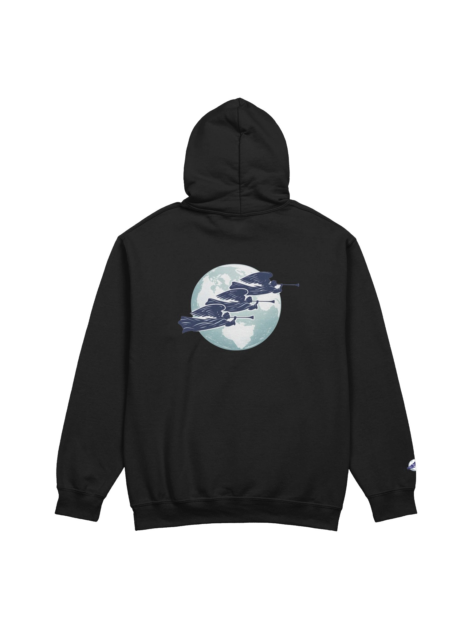 3 Angels Retro Embroidered Hoodie product image (10)