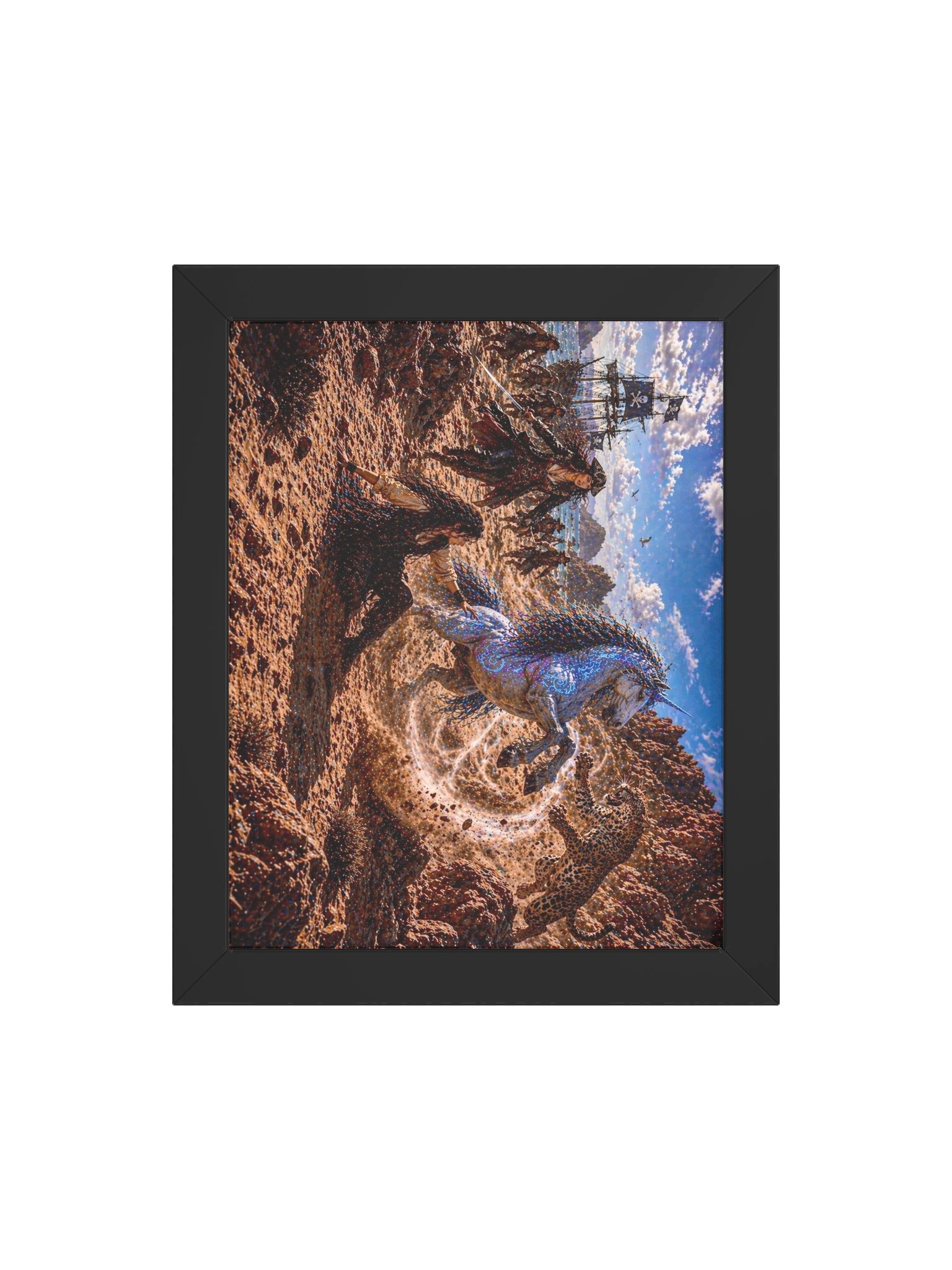 Pirate Unicorns - Battle Ready Framed Poster product image (10)