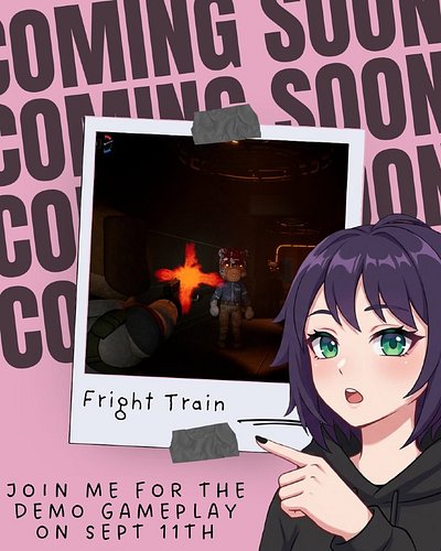 Fright Train is coming out Sept 15th & I'm jumping into the demo on Friday! There are monsters, cold weather and we play as a...