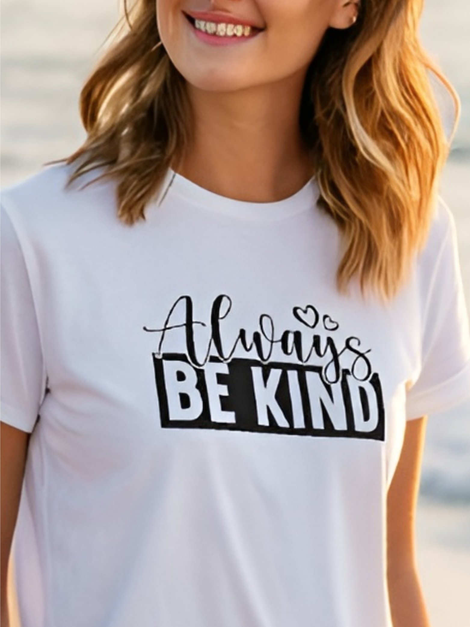 Always Be Kind - Women's White T-Shirt product image (1)