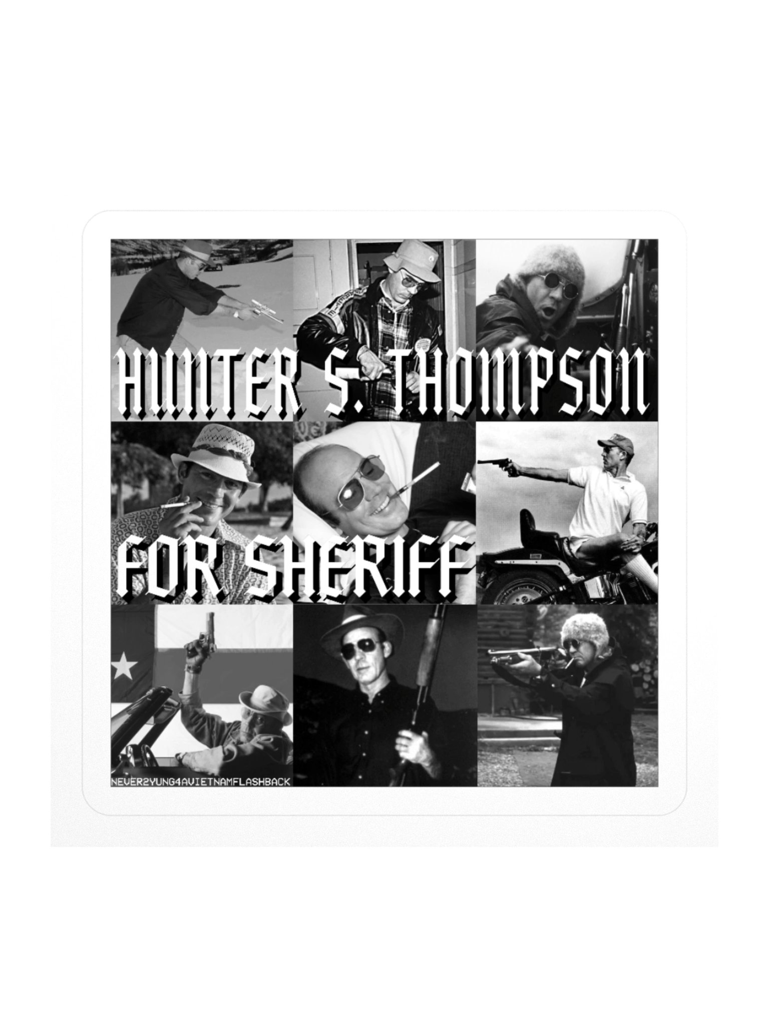 HUNTER S. THOMPSON STICKER product image (3)