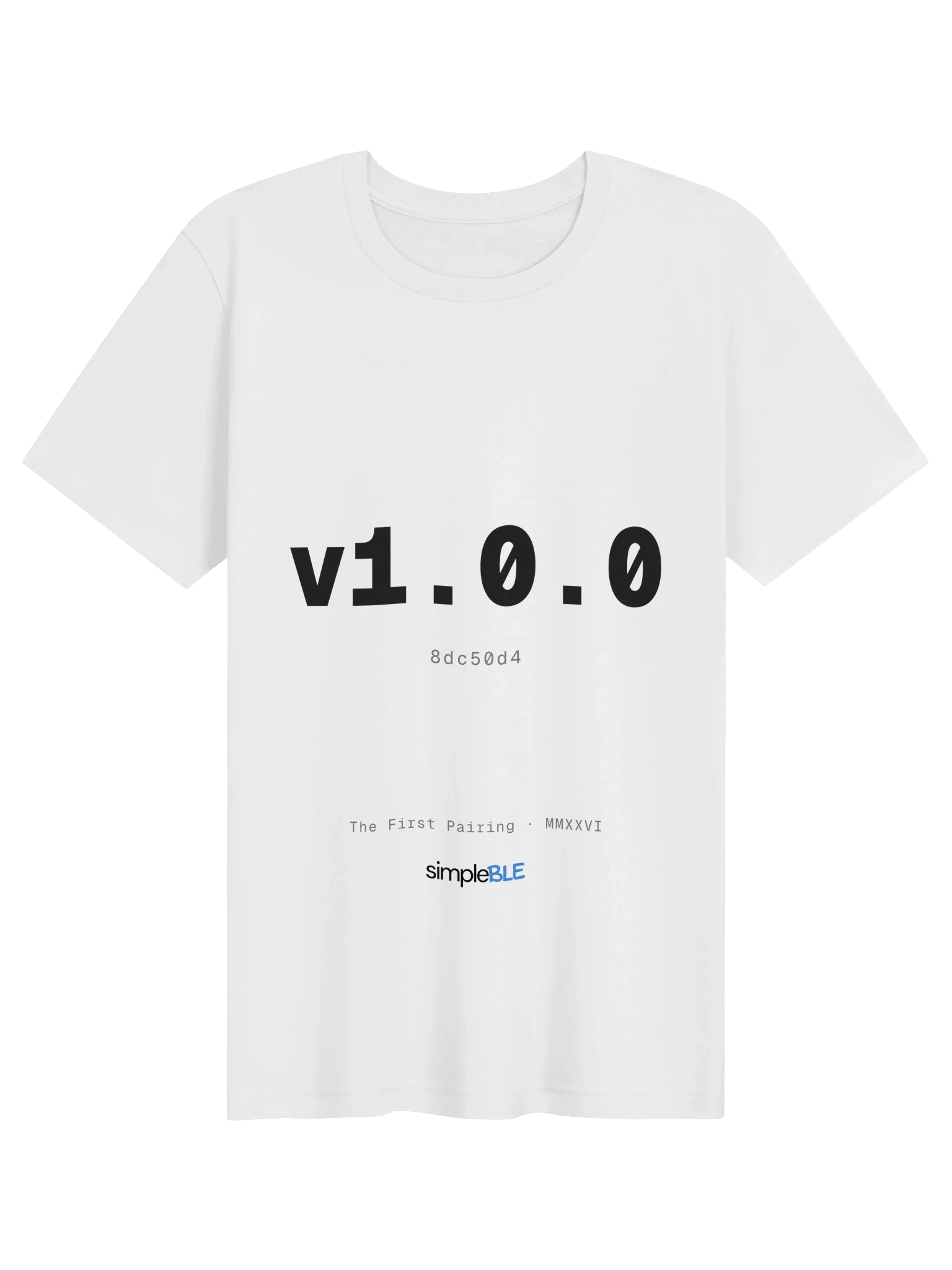 First Pairing Tee — v1.0.0