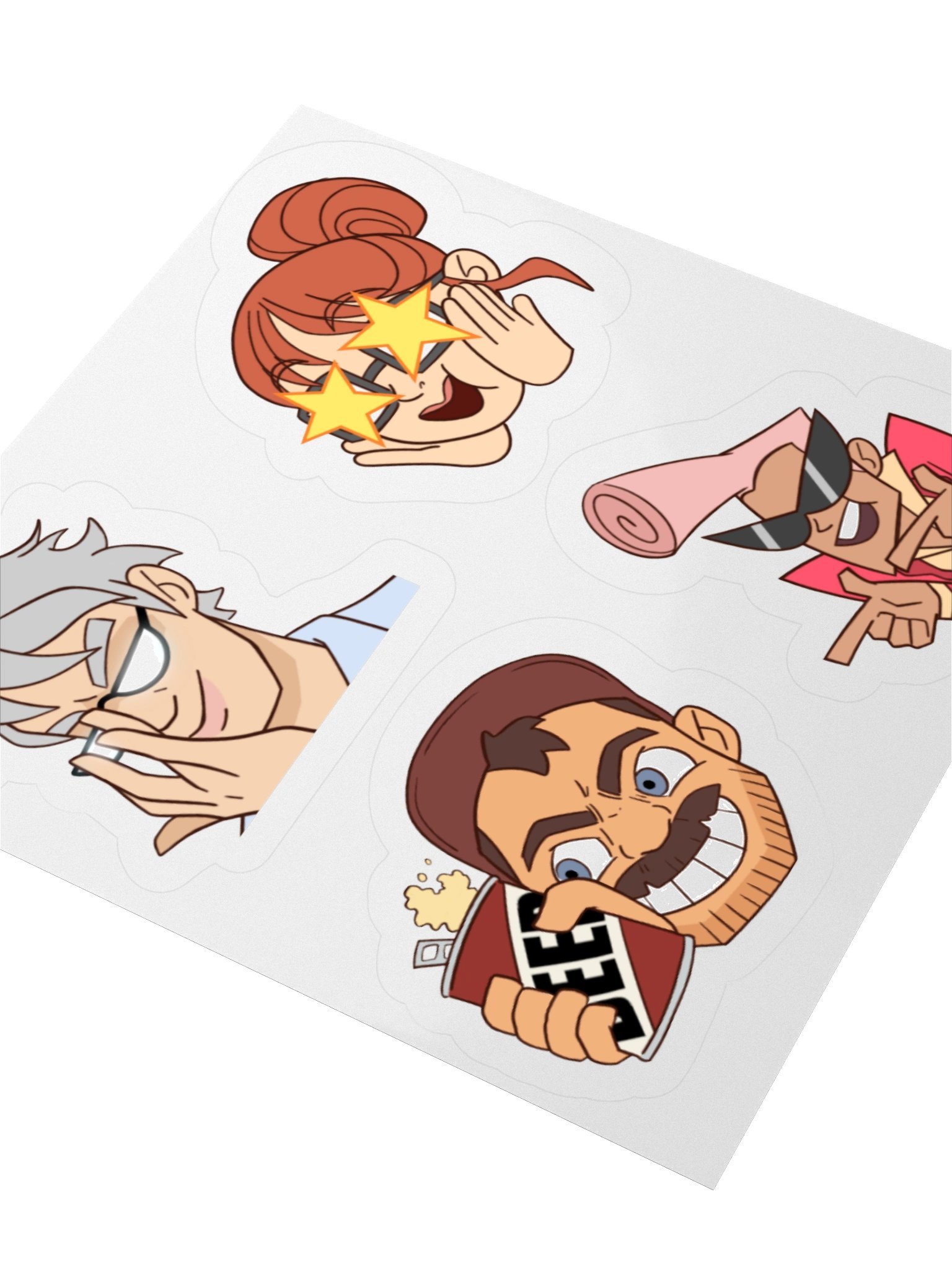 Death Battle Hosts - Stickers Set product image (6)
