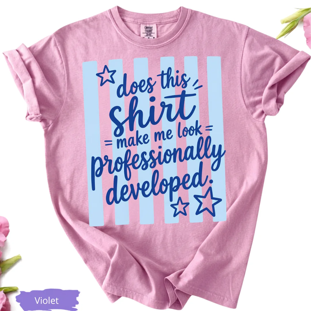 does this shirt make me look professionally developed product image (2)