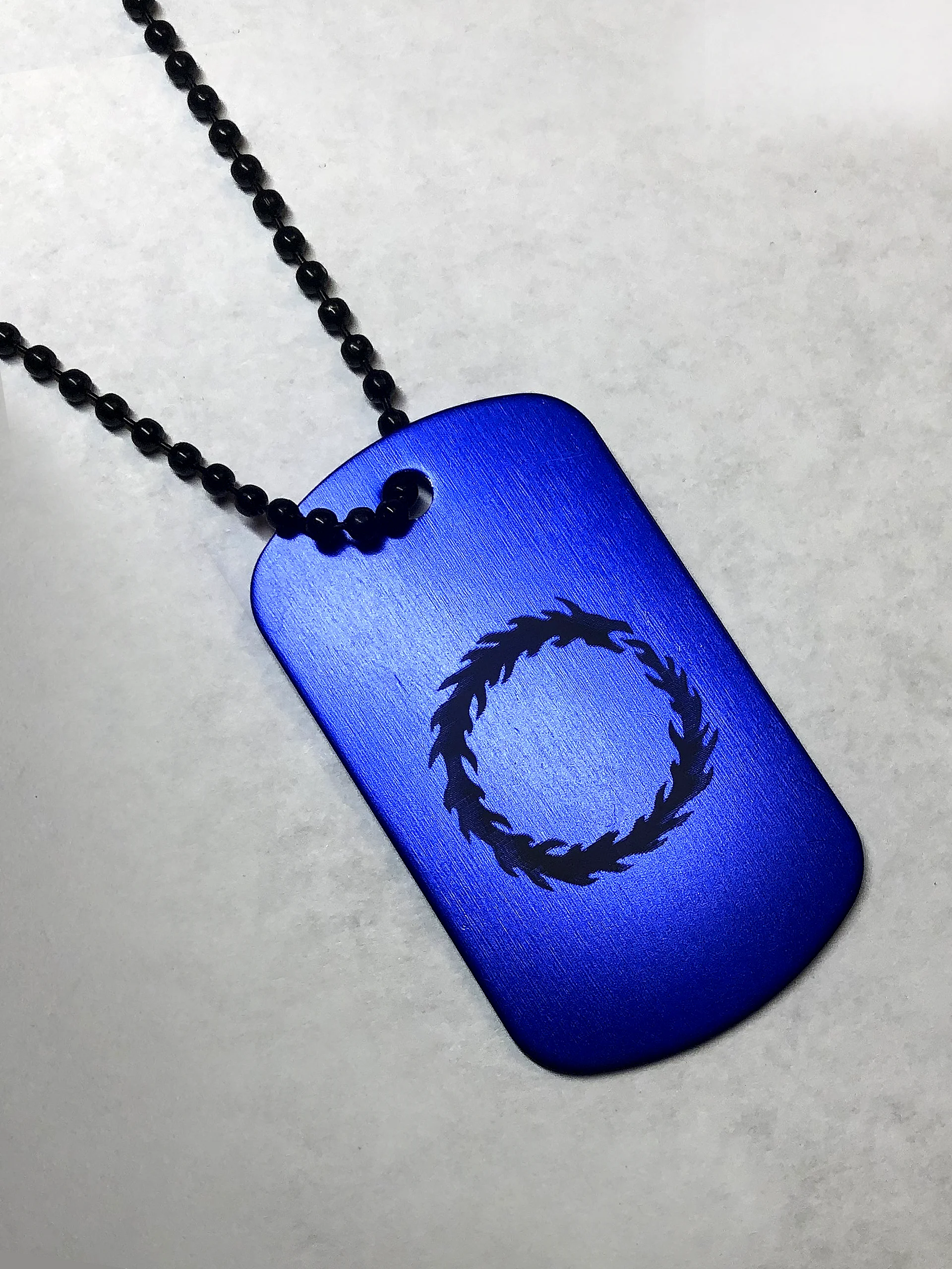 ARCANUM - Engraved Dog Tag Pendant Necklace product image (1)