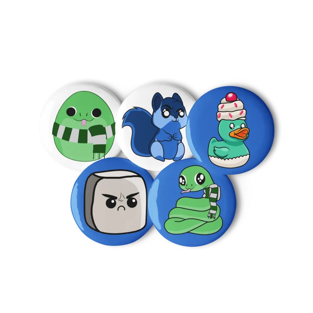 Bandit & Friends Button Pack product image (6)