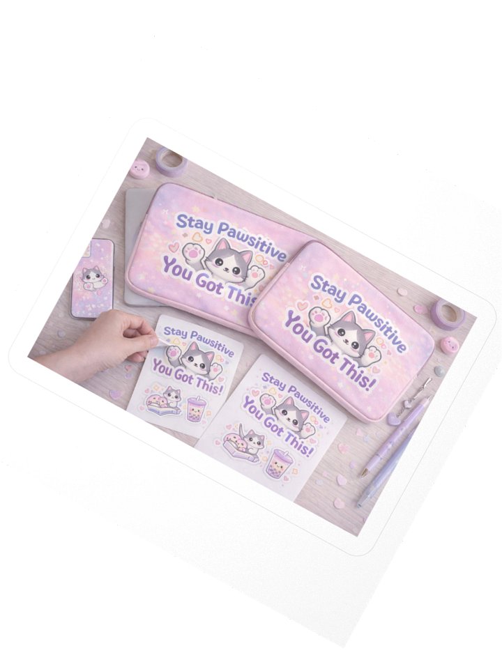 Stay Pawsitive Sticker Sheet — You Got This! Edition product image (6)