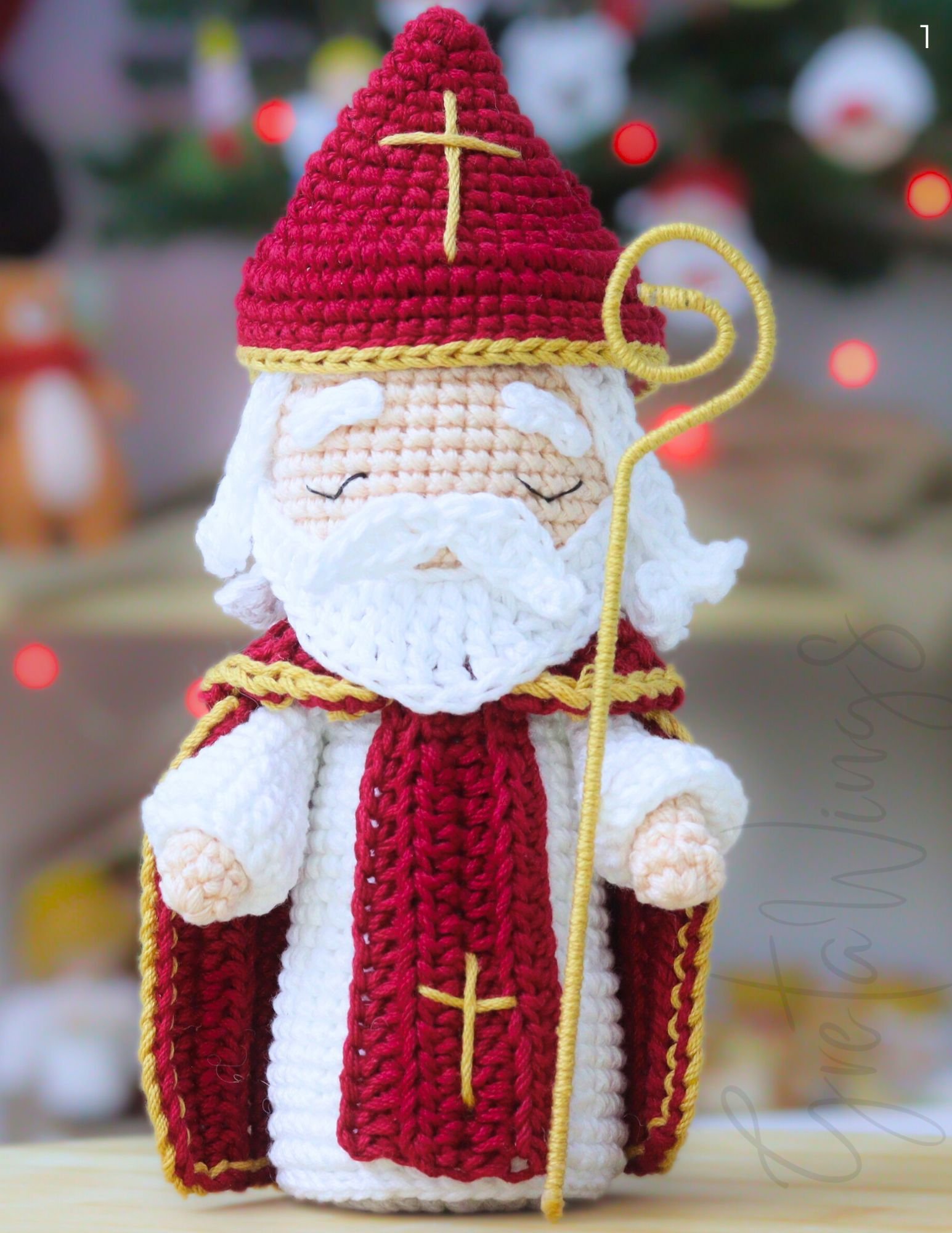 Patrón Amigurumi San Nicolás de Bari (PDF Descarga Inmediata) product image (5)