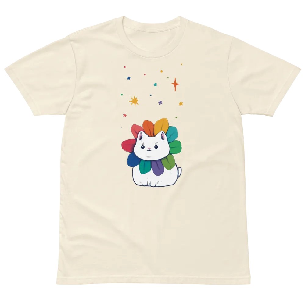 Cats and rainbows (Colour Unisex Premium T-Shirt) product image (2)