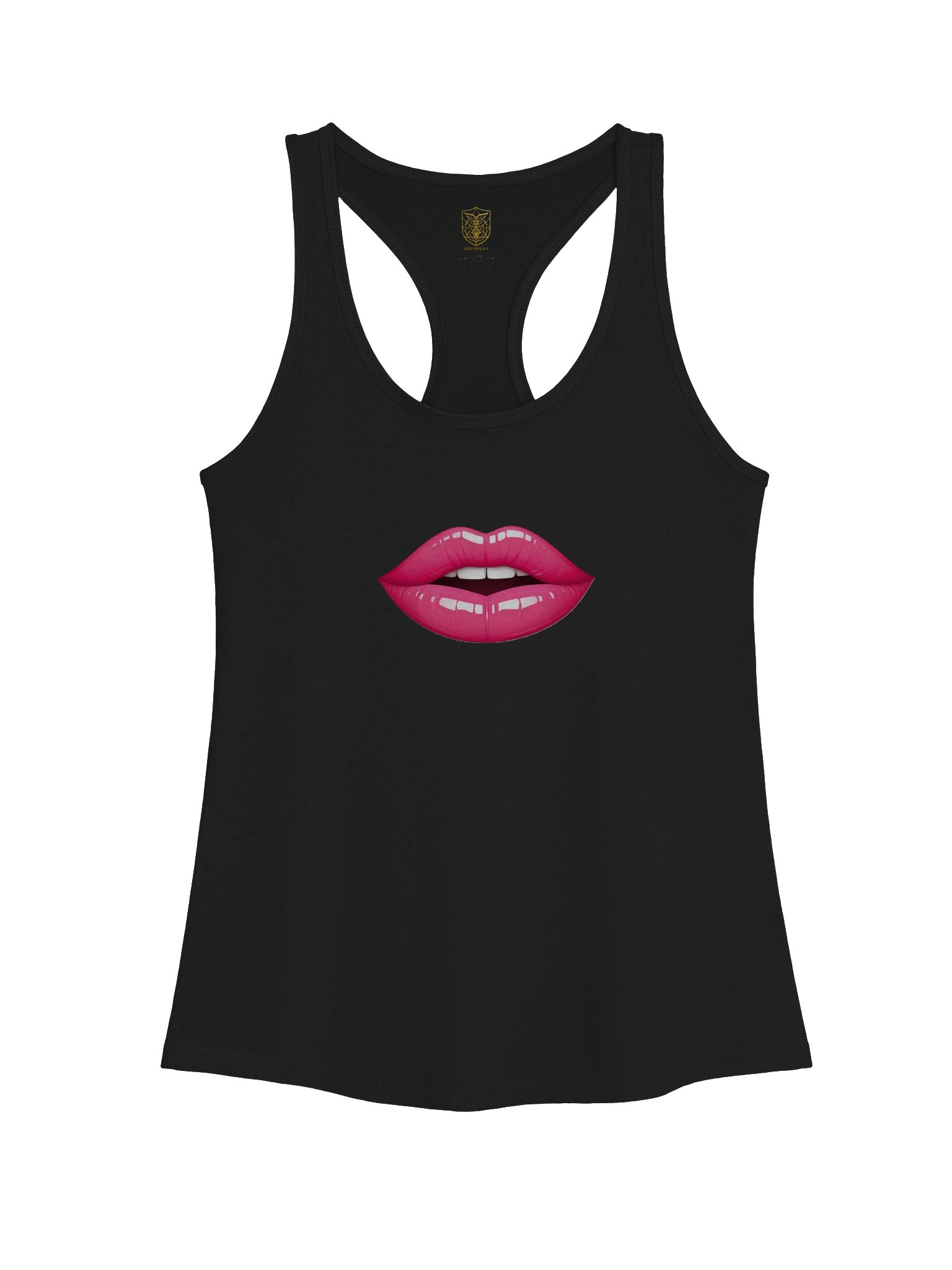 AdrenRush Couture Ladies' Pink Lips Tank Top product image (1)