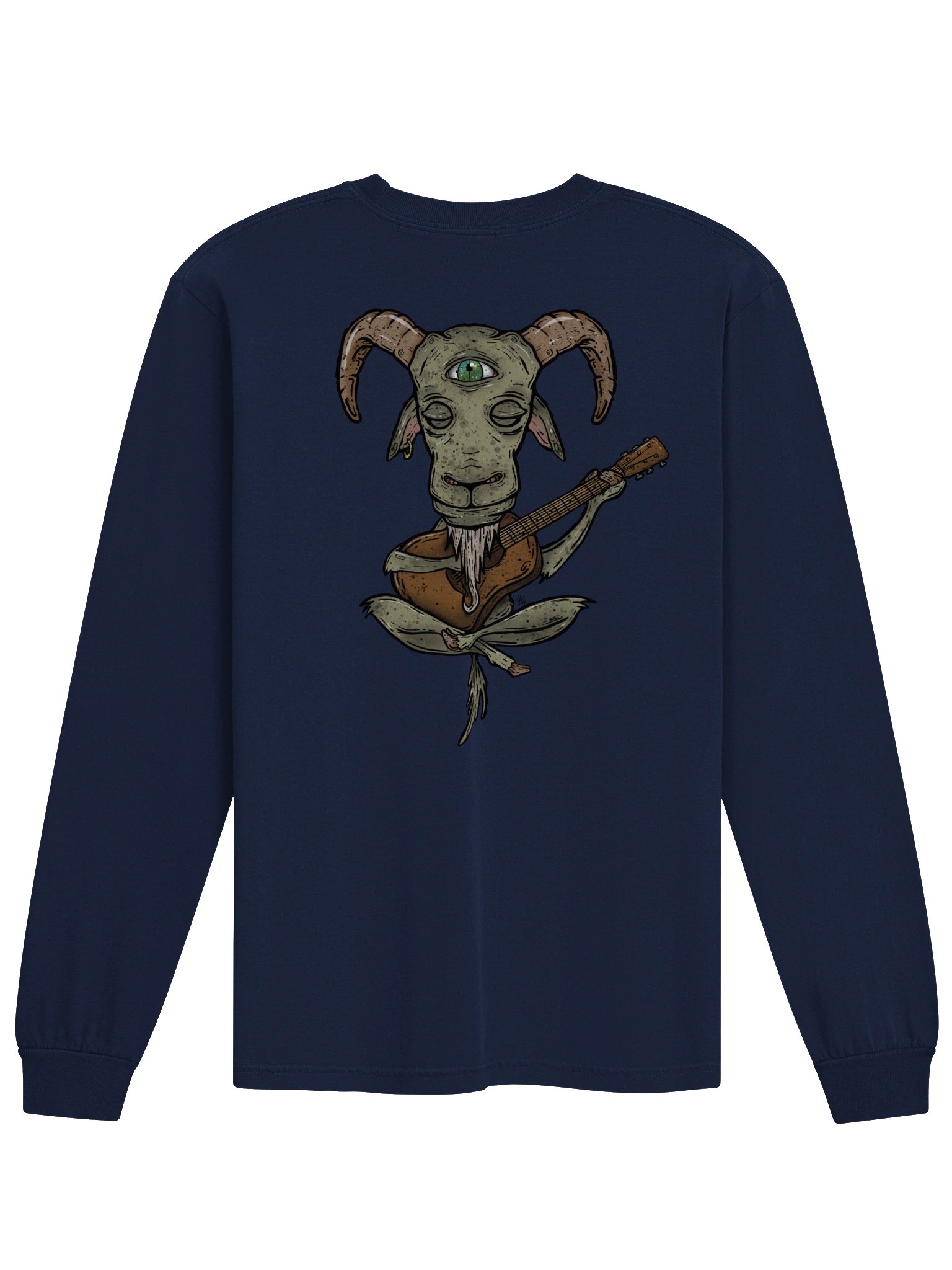 GOAT Strings - Comfort Colors 6014 Unisex Dyed Long Sleeve Shirt product image (2)