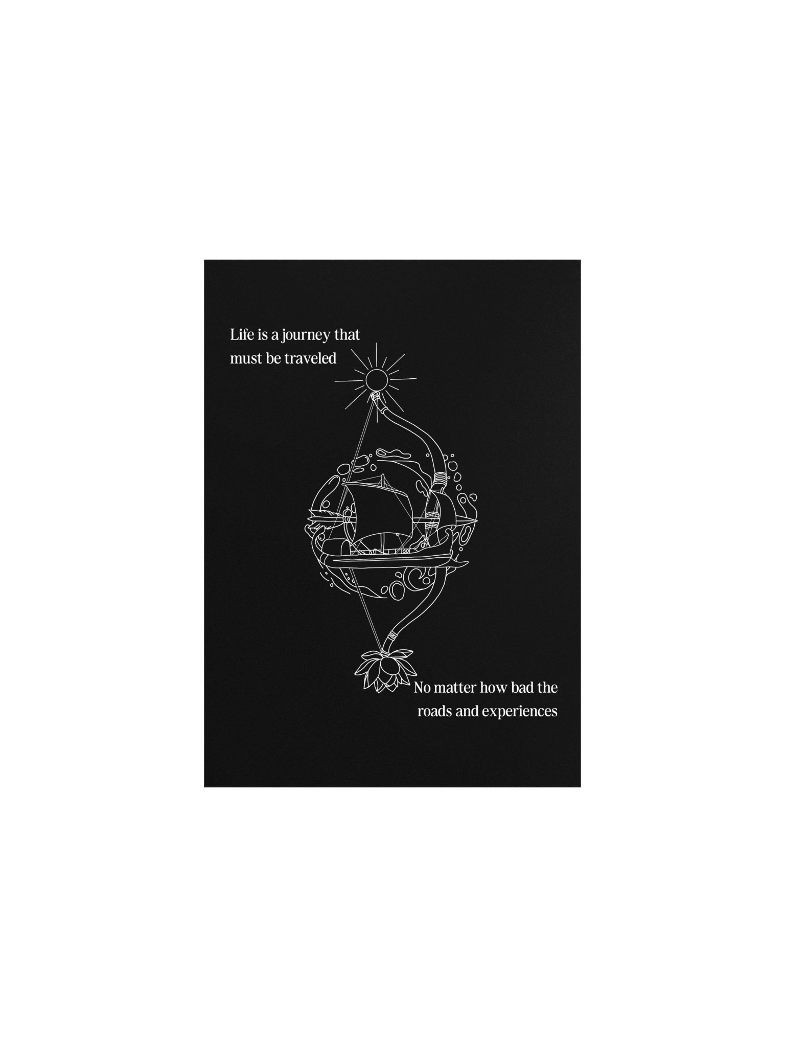 Odyssey Poster White Print product image (3)