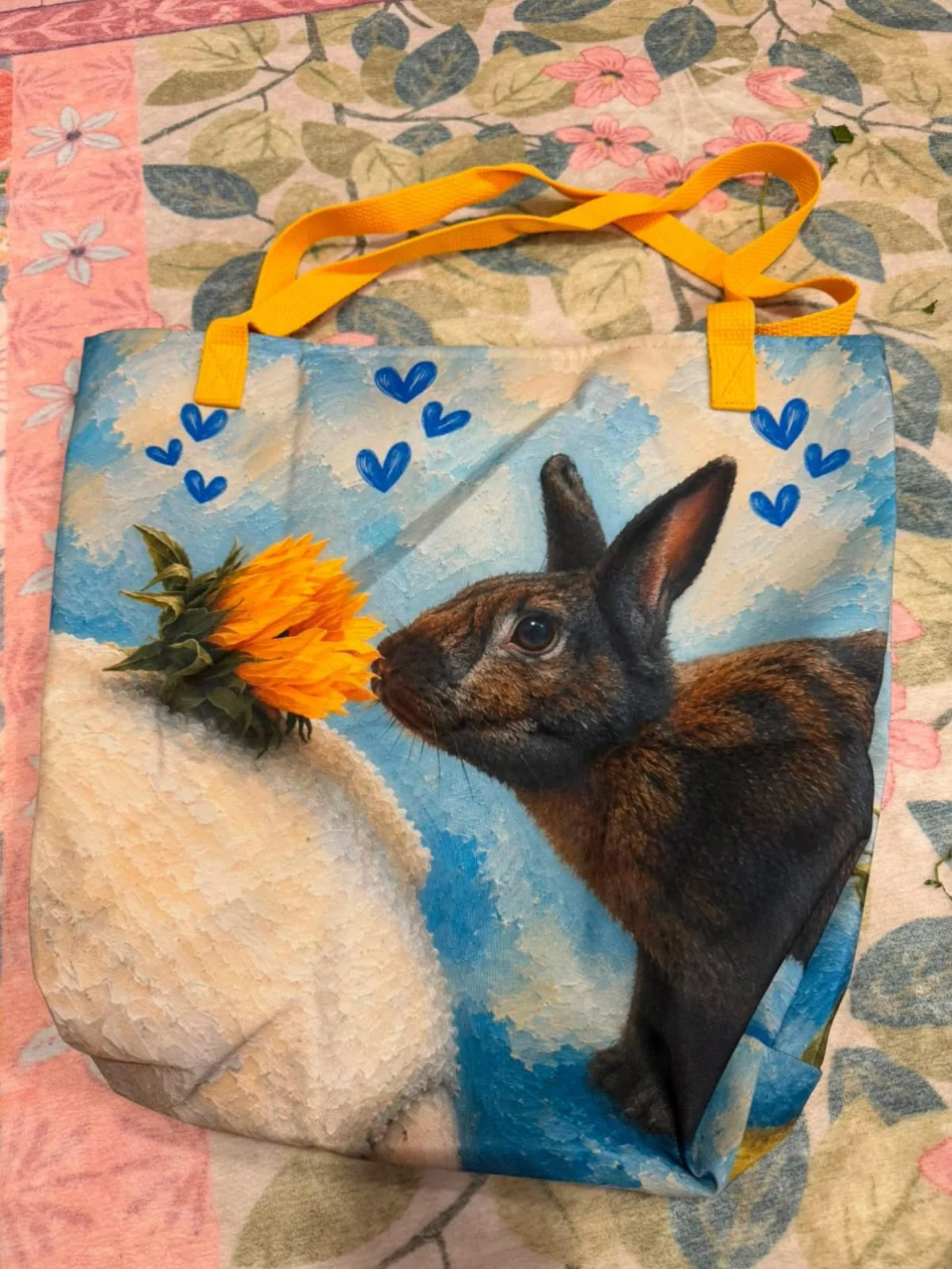 LARGE TOTE BAG WITH POCKET & ALL-OVER PRINT product image (4)