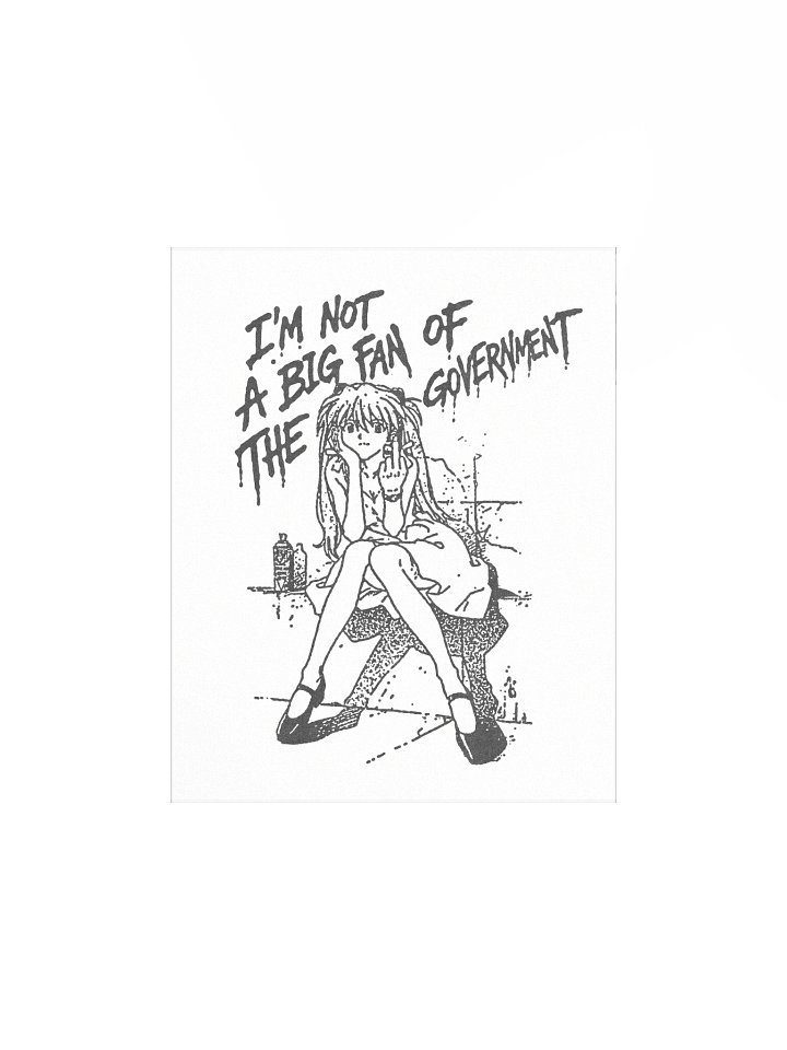 NOT A BIG FAN ! Art Print. number 4 product image (1)