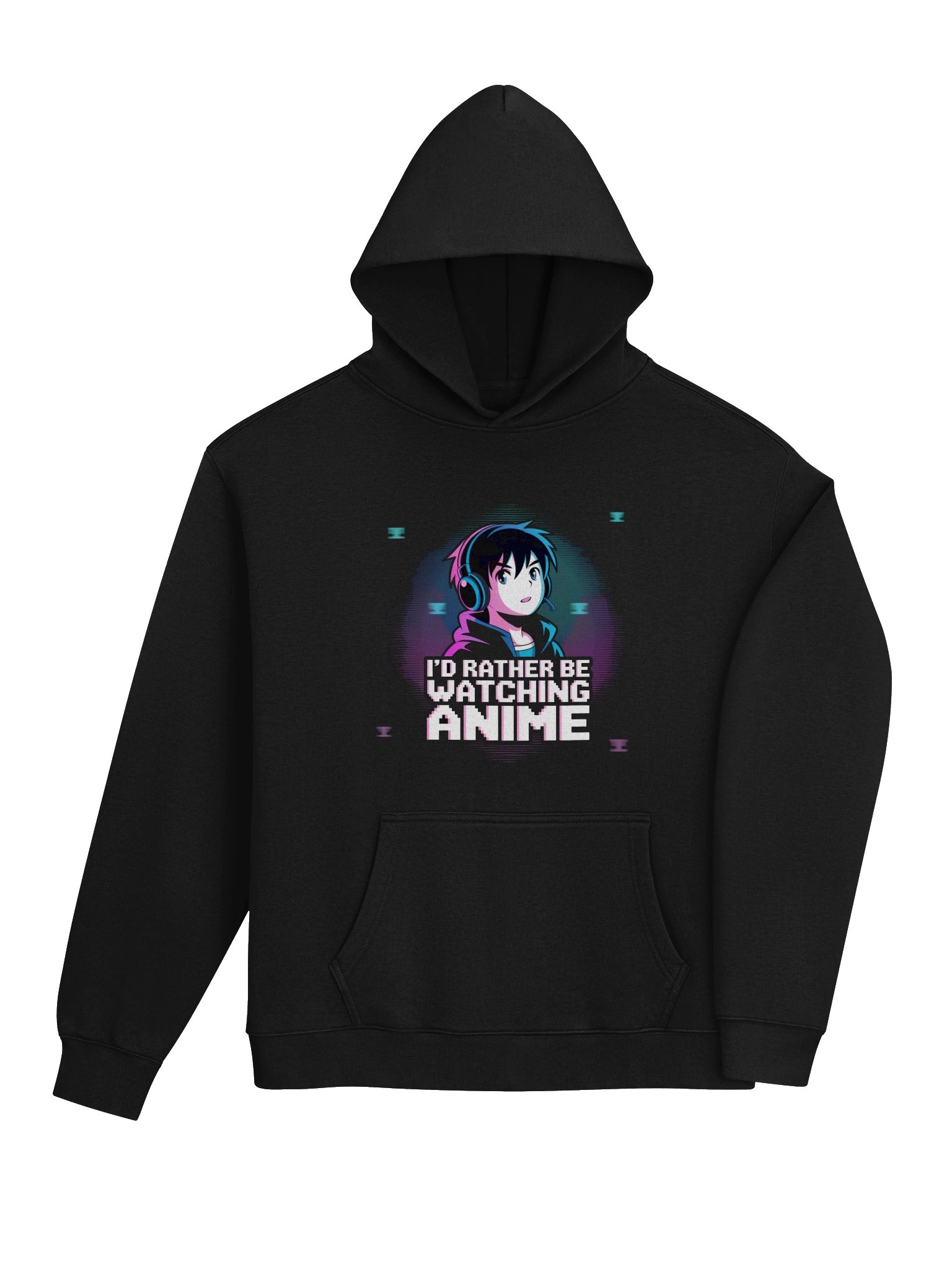 I'd Rather Be Watching Anime Hoodie product image (4)