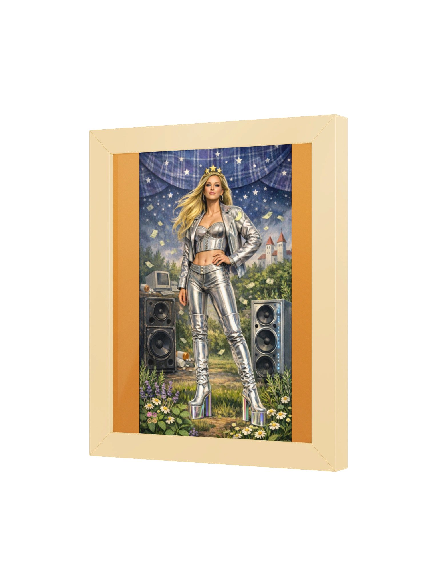 7 The Chariot Tarot Art Framed Poster product image (3)