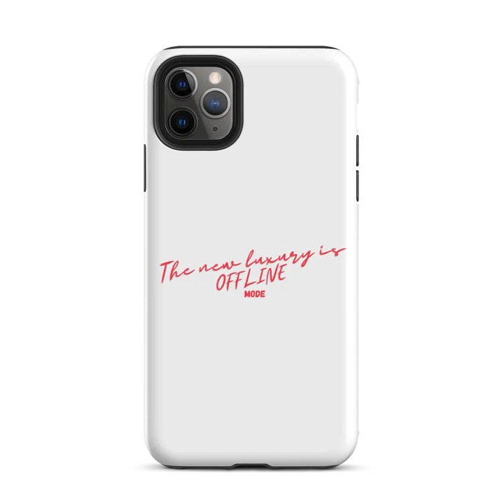 Offline Luxury Red Cursive iPhone® Tough Case product image (26)