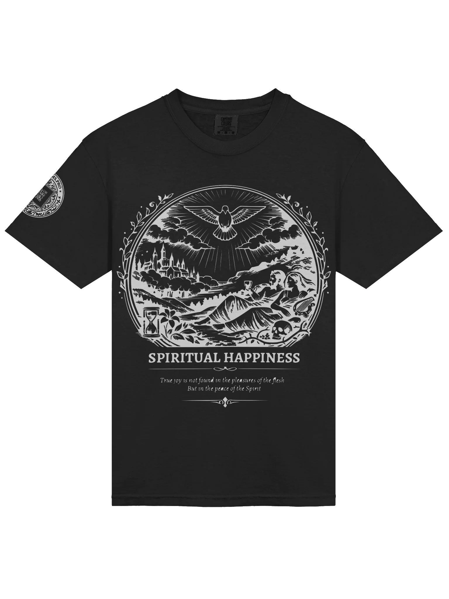 Spiritual Happiness (White on Black/Color) product image (3)