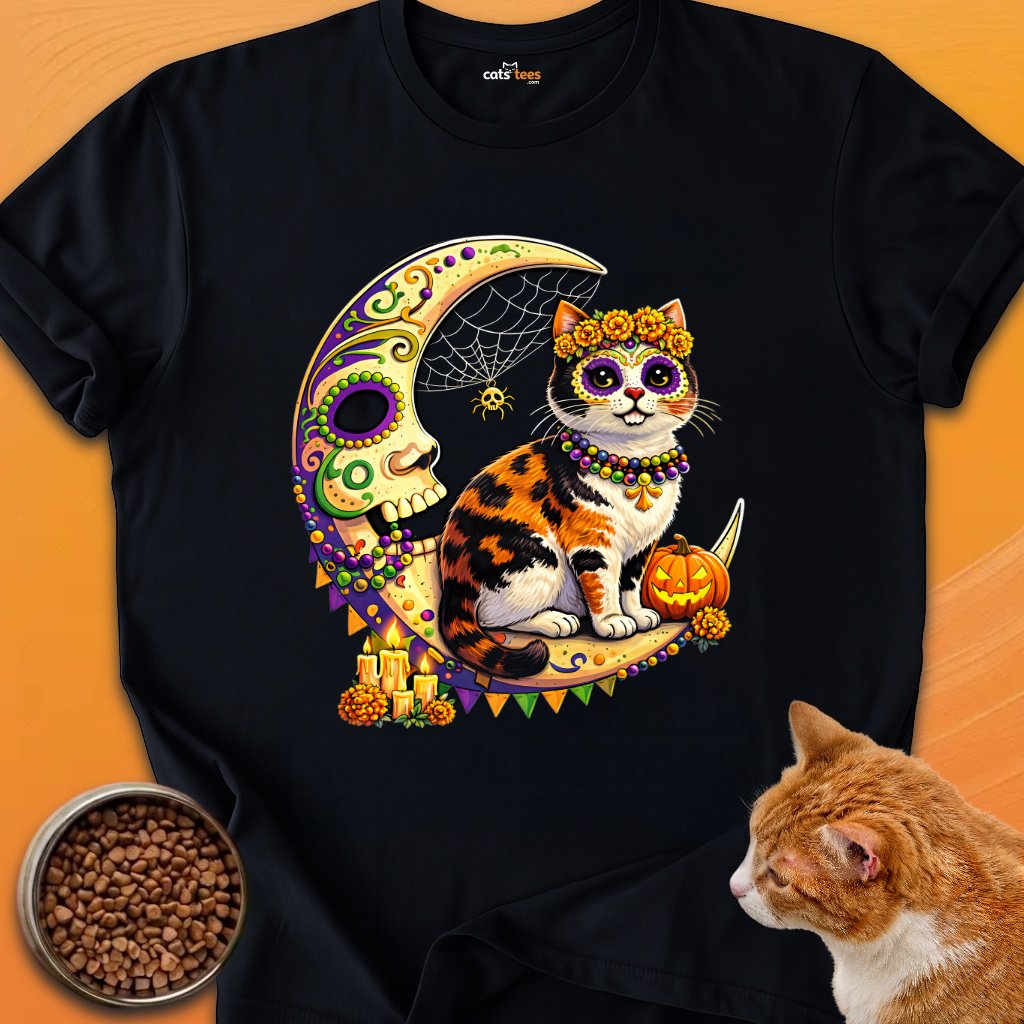 Mardi Gras/Halloween Moon Cat product image (1)