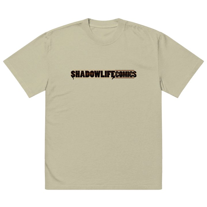 Shadowlifecomics Tee gold lettering product image (2)