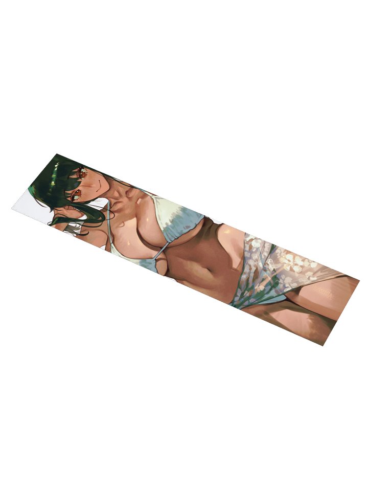 Black Haired Mother White Bikini Long Sticker product image (1)