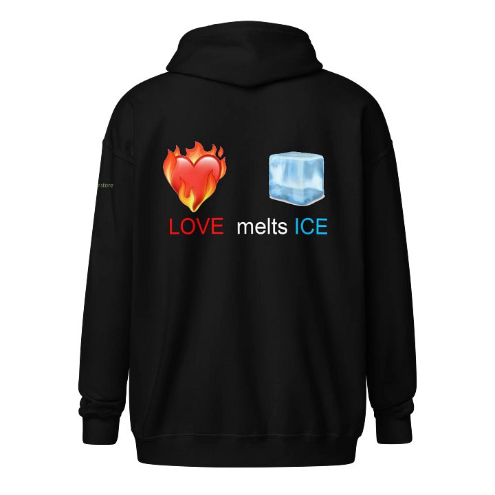 LOVE melts ICE Unisex Zip Hoodie product image (1)