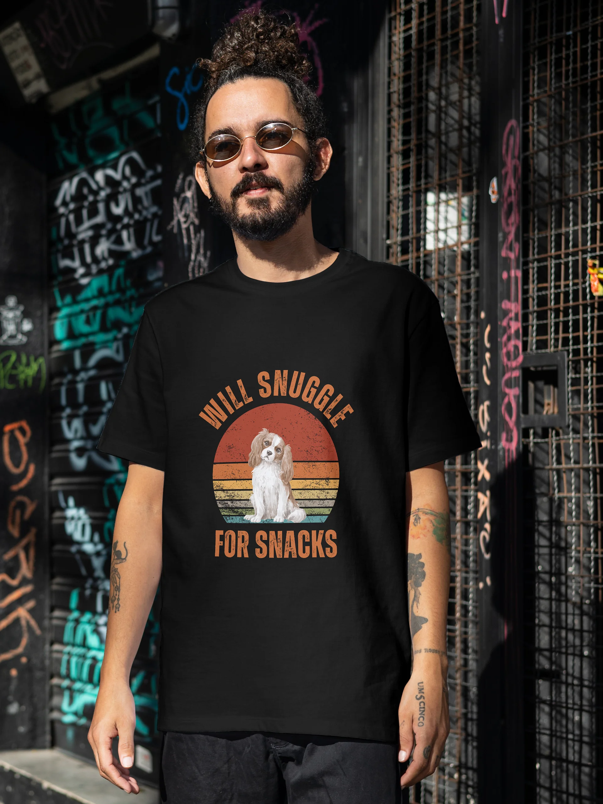 Snuggle-Ready Cavalier King Charles Spaniel T-Shirt product image (4)
