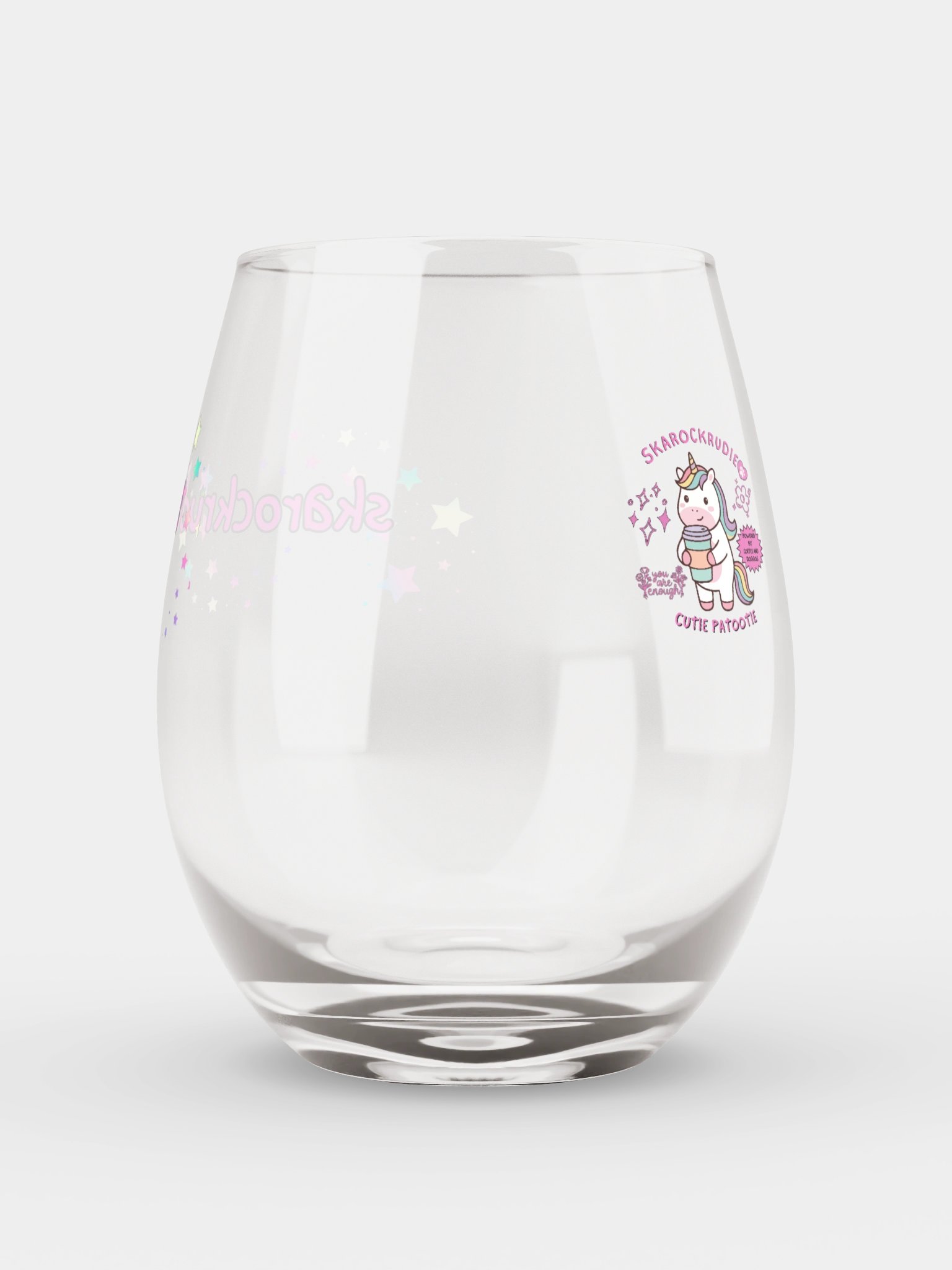 Cutie Patootie Wine Glass product image (1)