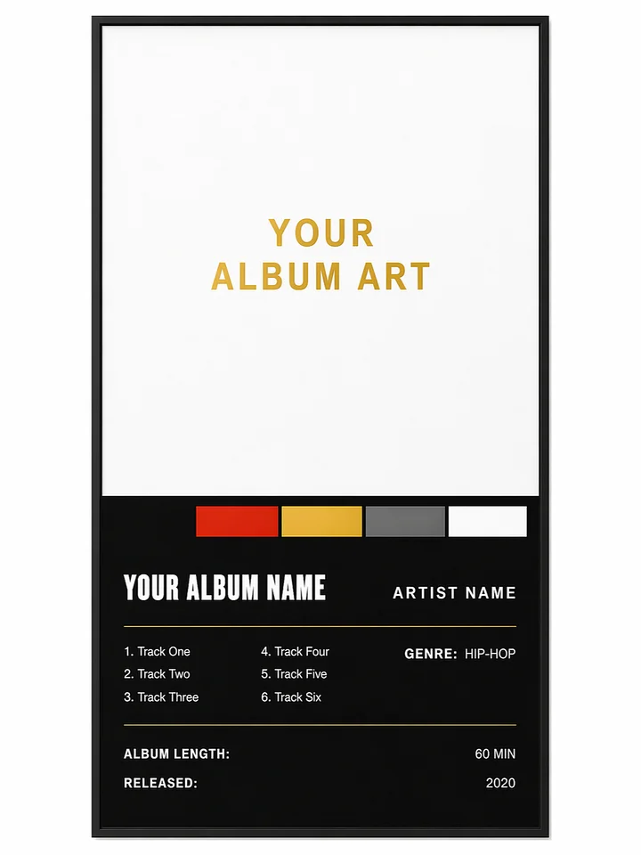 "CUSTOM TRACKPLAQUE" product image (2)