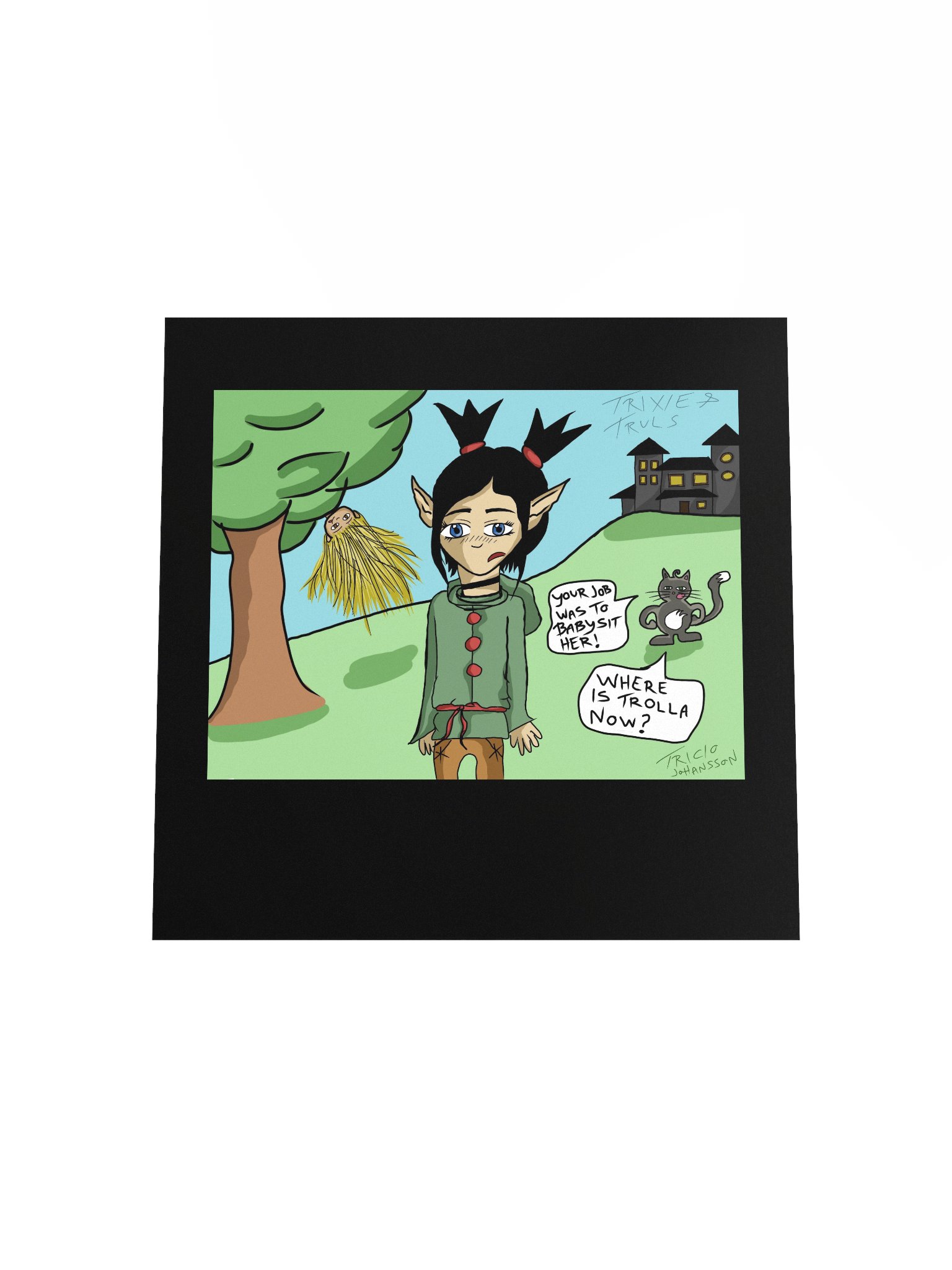 Trixie & Truls - art poster product image (4)