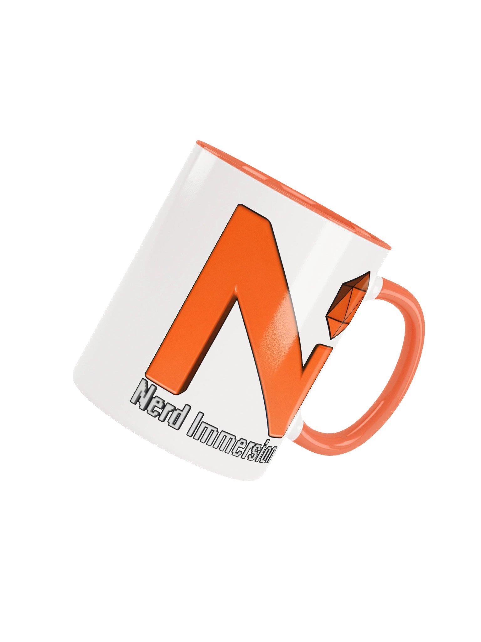 Nerd Immersion Coffee Mug (Orange) product image (4)