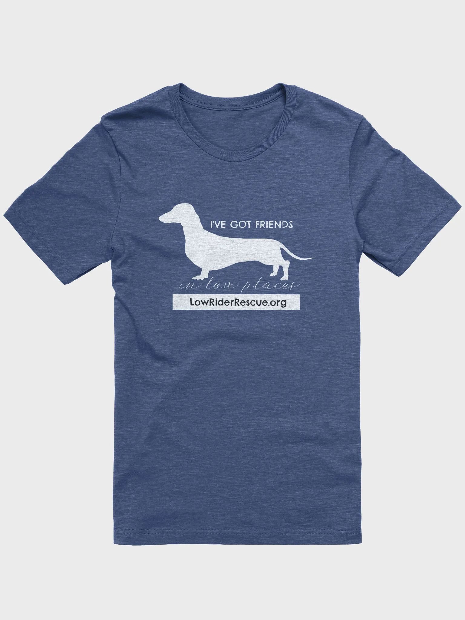 Unisex Dachshund "Friends in Low Places" T-shirt product image (4)