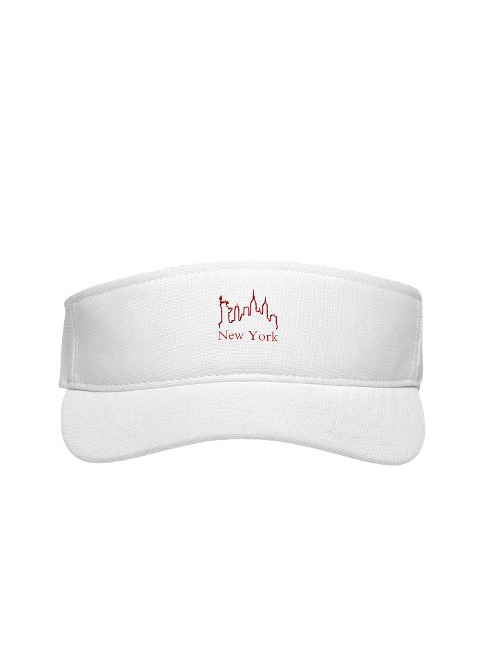New York Skyline Liberty Embroidered Flexfit Visor product image (2)