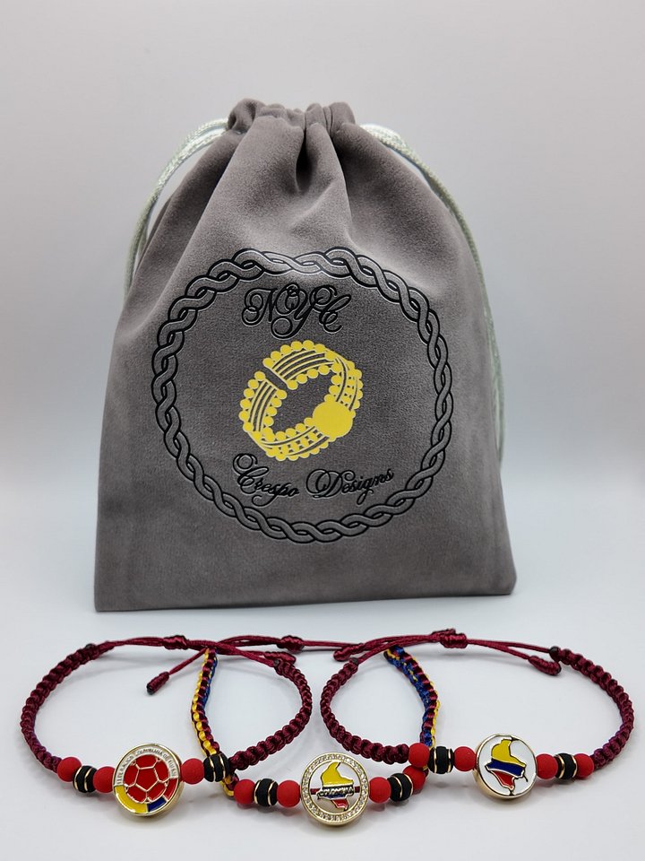Colombia 18ky Gold Plated Pendant Bracelet product image (1)