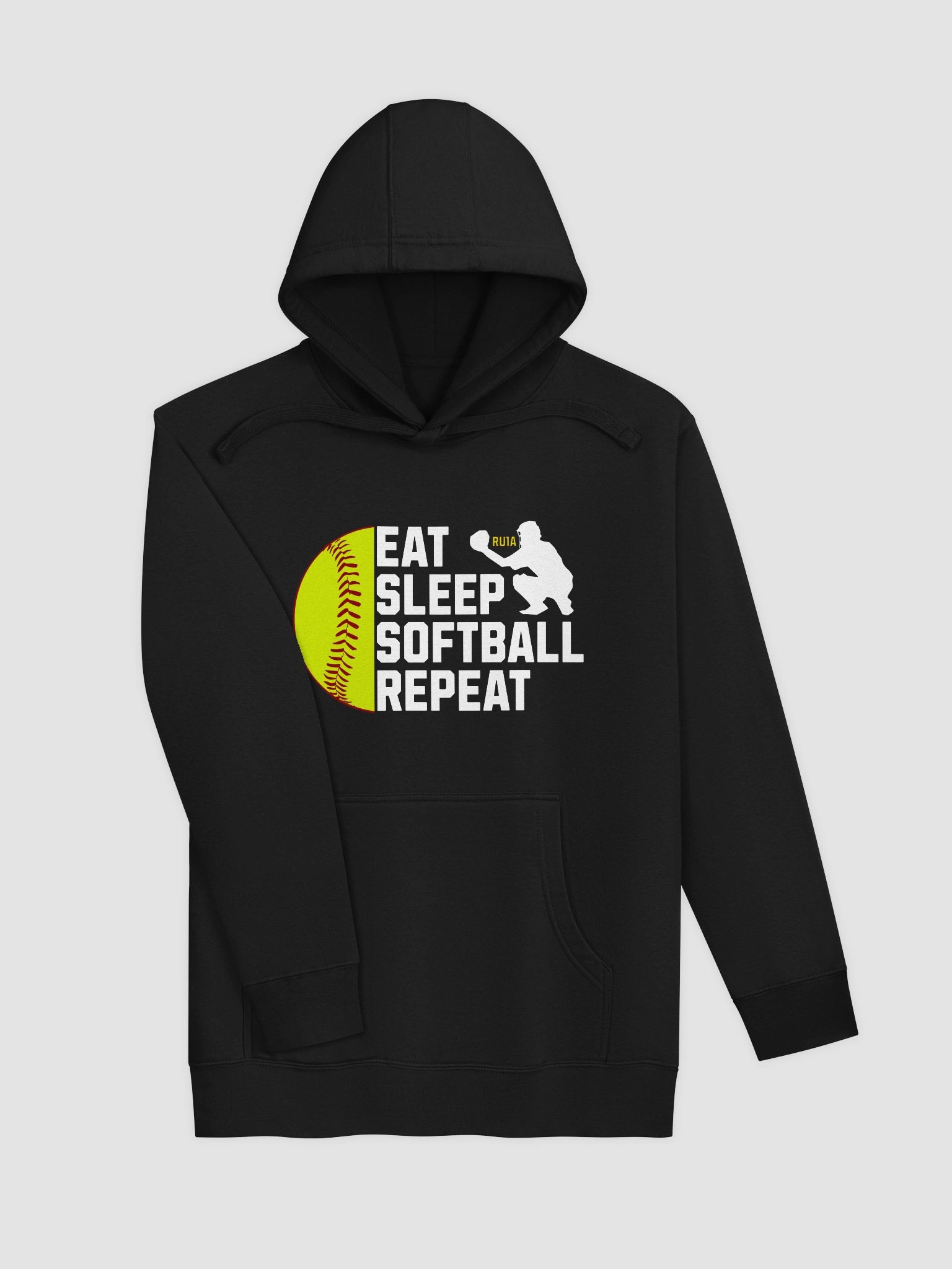 Strike Out Softball Unisex Premium Hoodie product image (3)