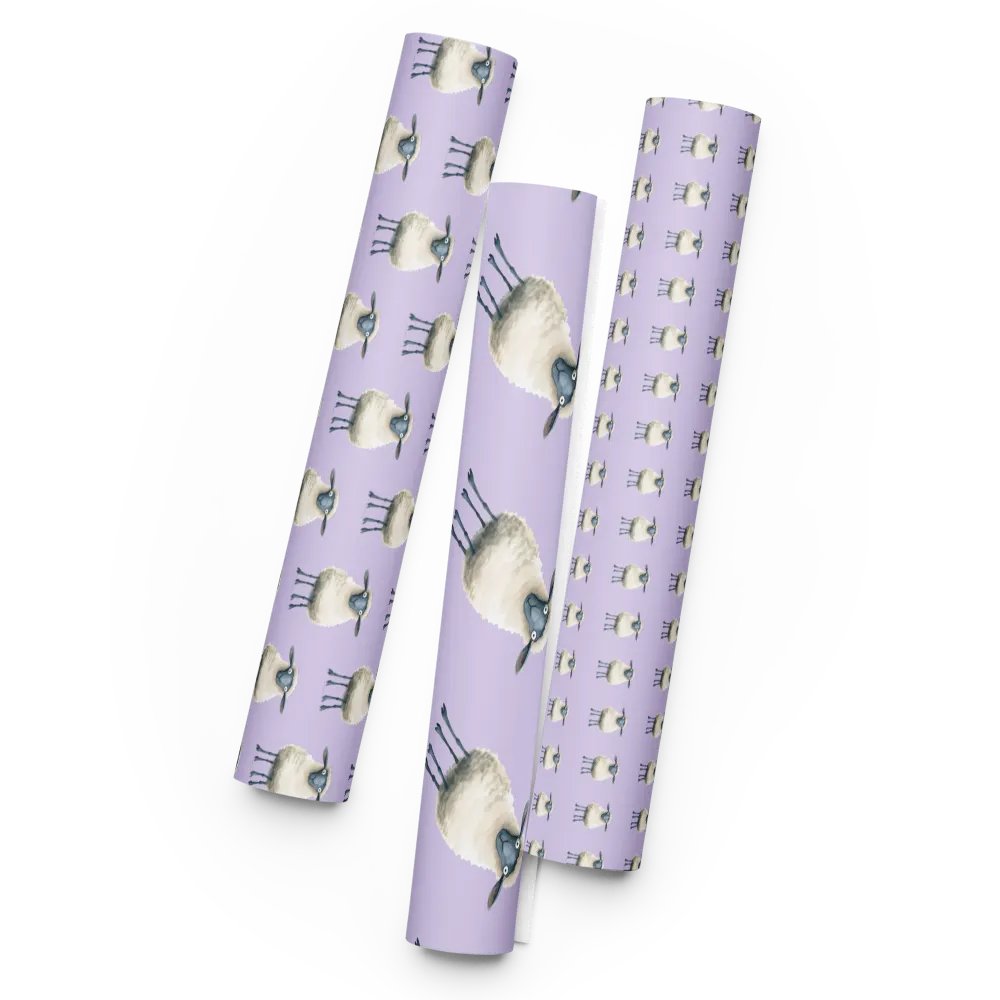 Quirky Sheep Wrapping paper product image (5)