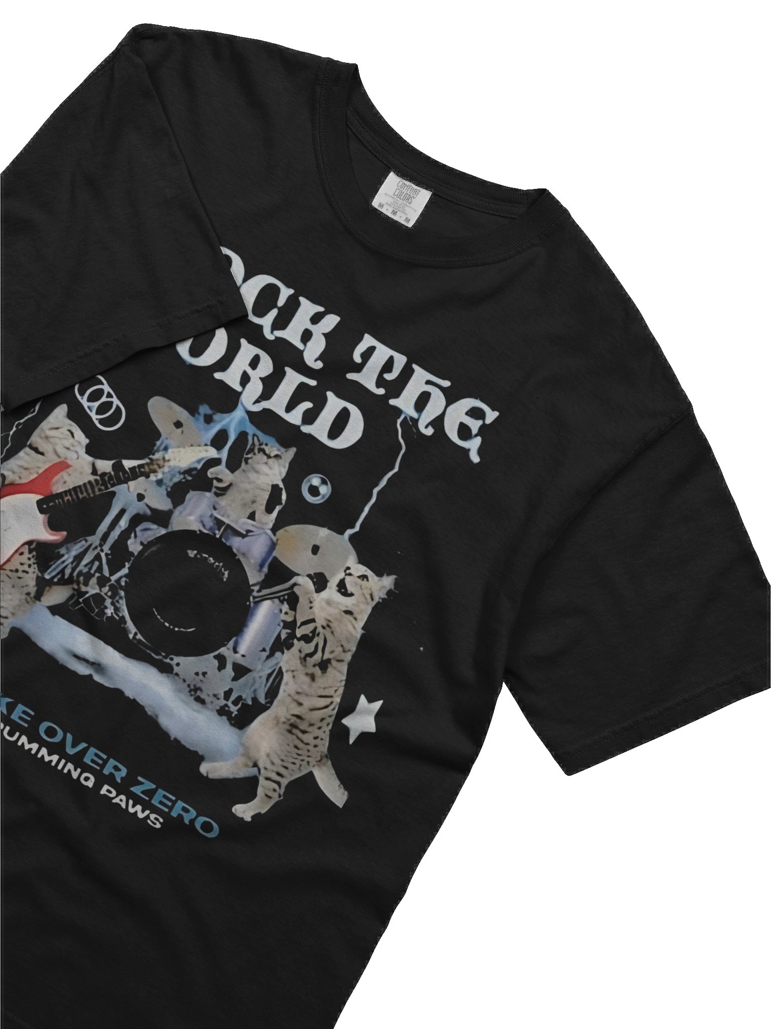 Rock Cat Digital Oversized Fit Short Sleeve T-Shirt product image (3)