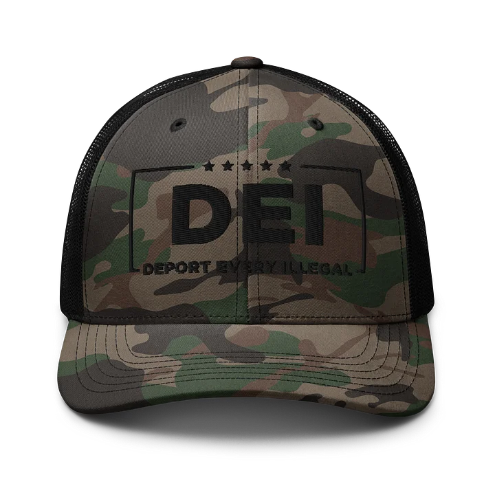 UnR DEI Camo Trucker Hat product image (1)