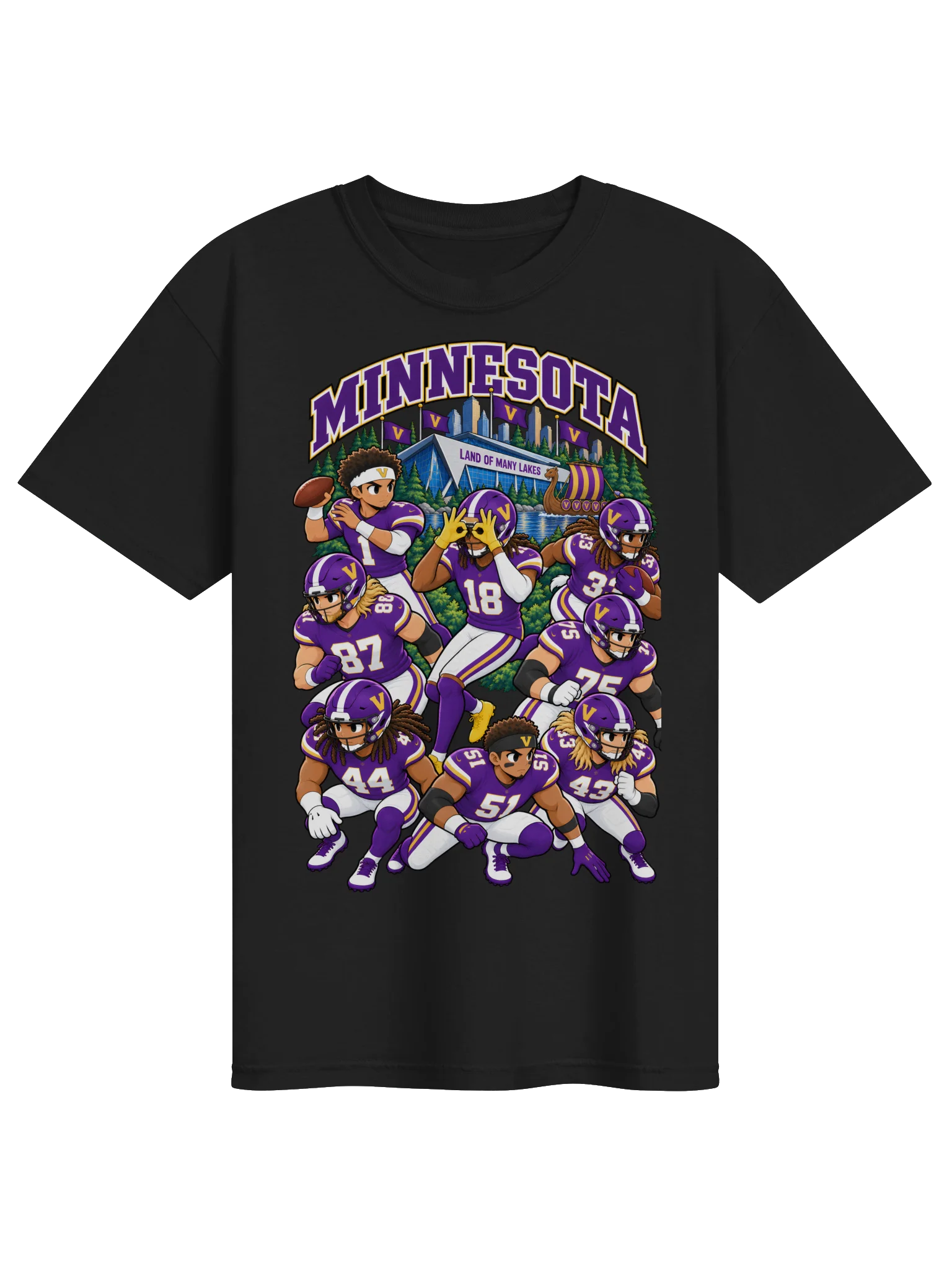 Minnesota Football 2026 Animated Player T-Shirt product image (1)