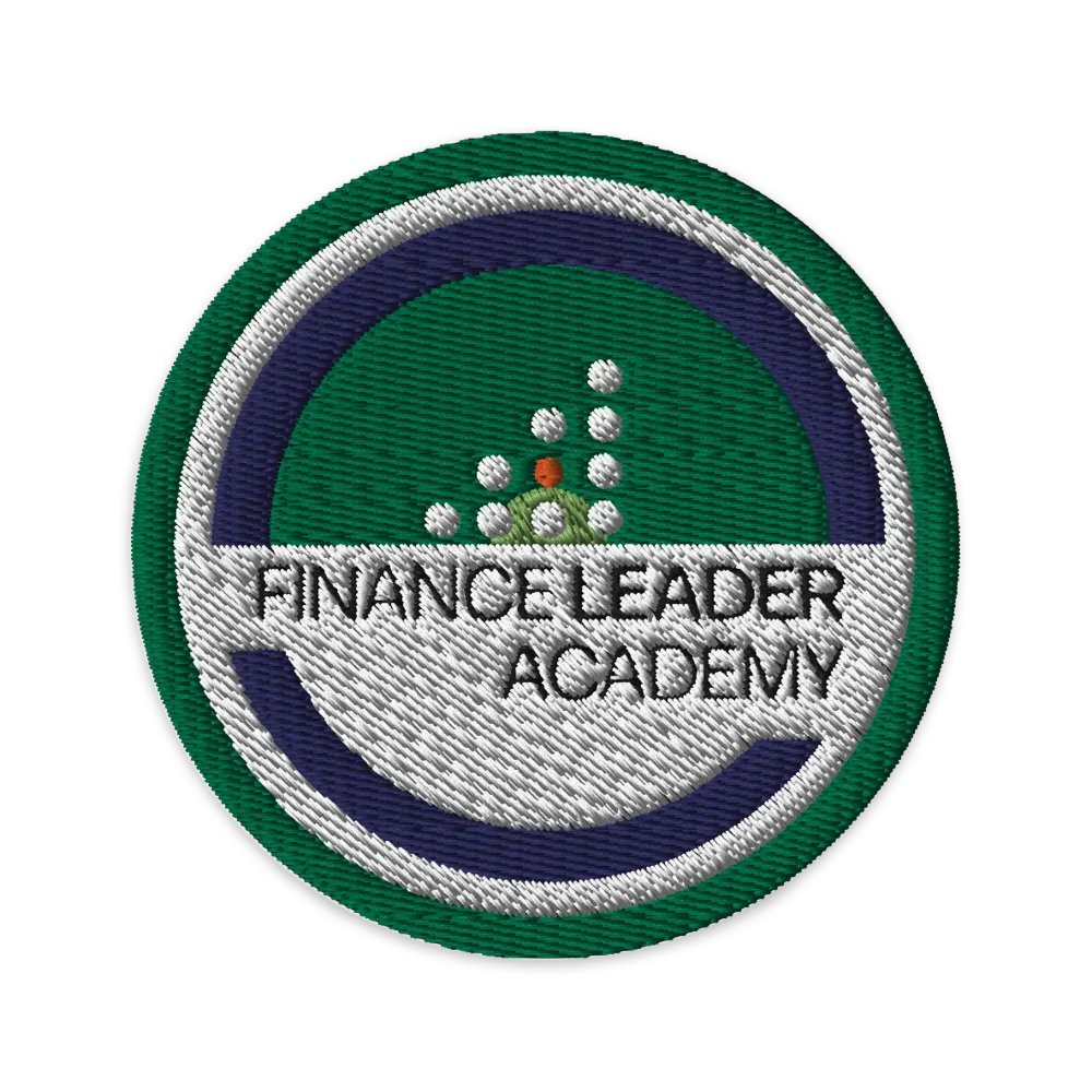 Finance Leader Academy Circular Patch product image (1)