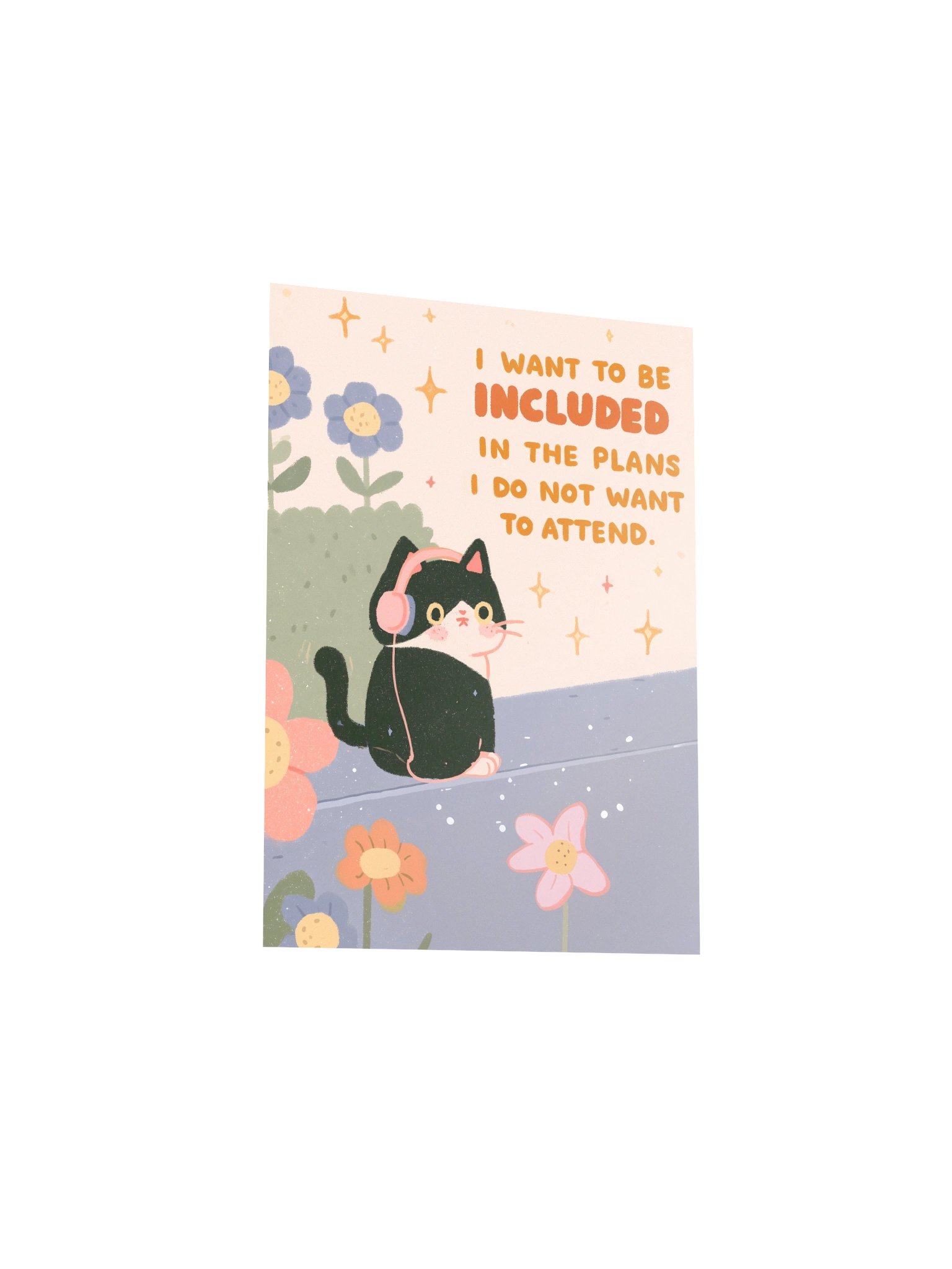 Cute Cat Quote Poster product image (27)