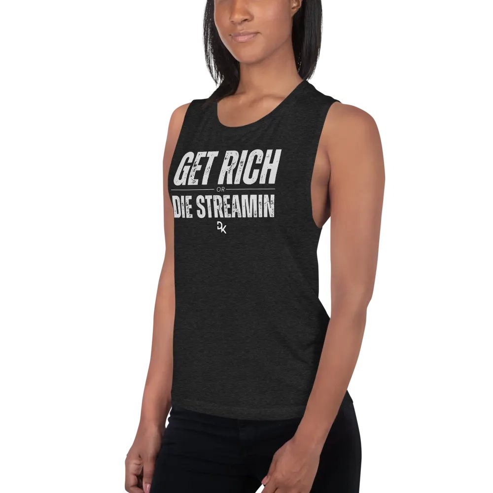 Get Rich Or Die Streamin Women's Tank product image (2)
