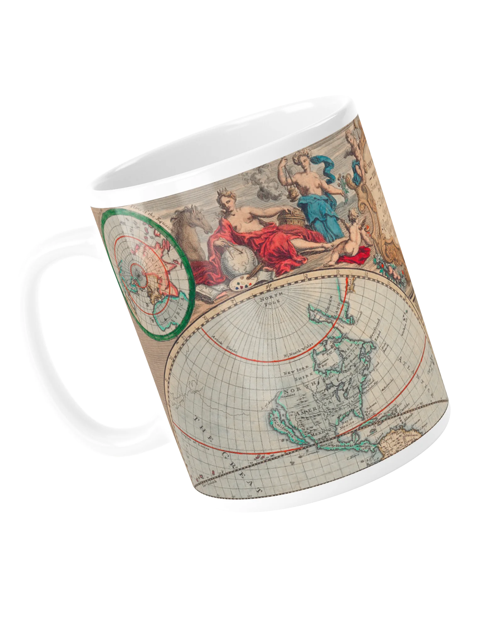An Antique World Map Mug product image (5)