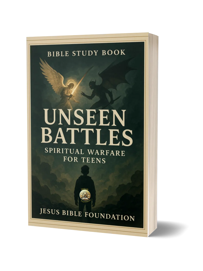 Bible study book Unseen Battles: Spiritual Warfare for Teens product image (1)
