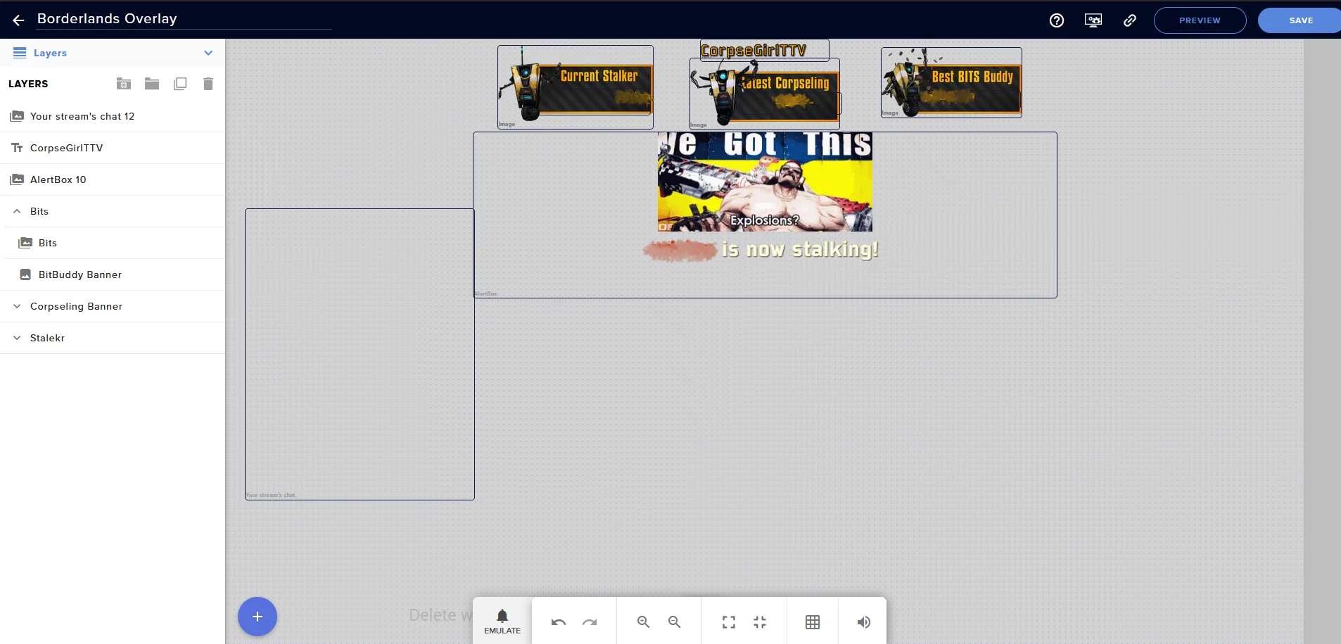 Borderlands Layout (Streaming) product image (3)