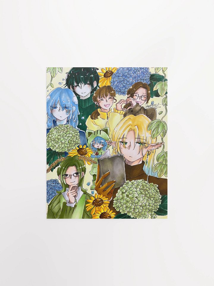 Green, Yellow, and Blue - Matte Paper Poster product image (4)