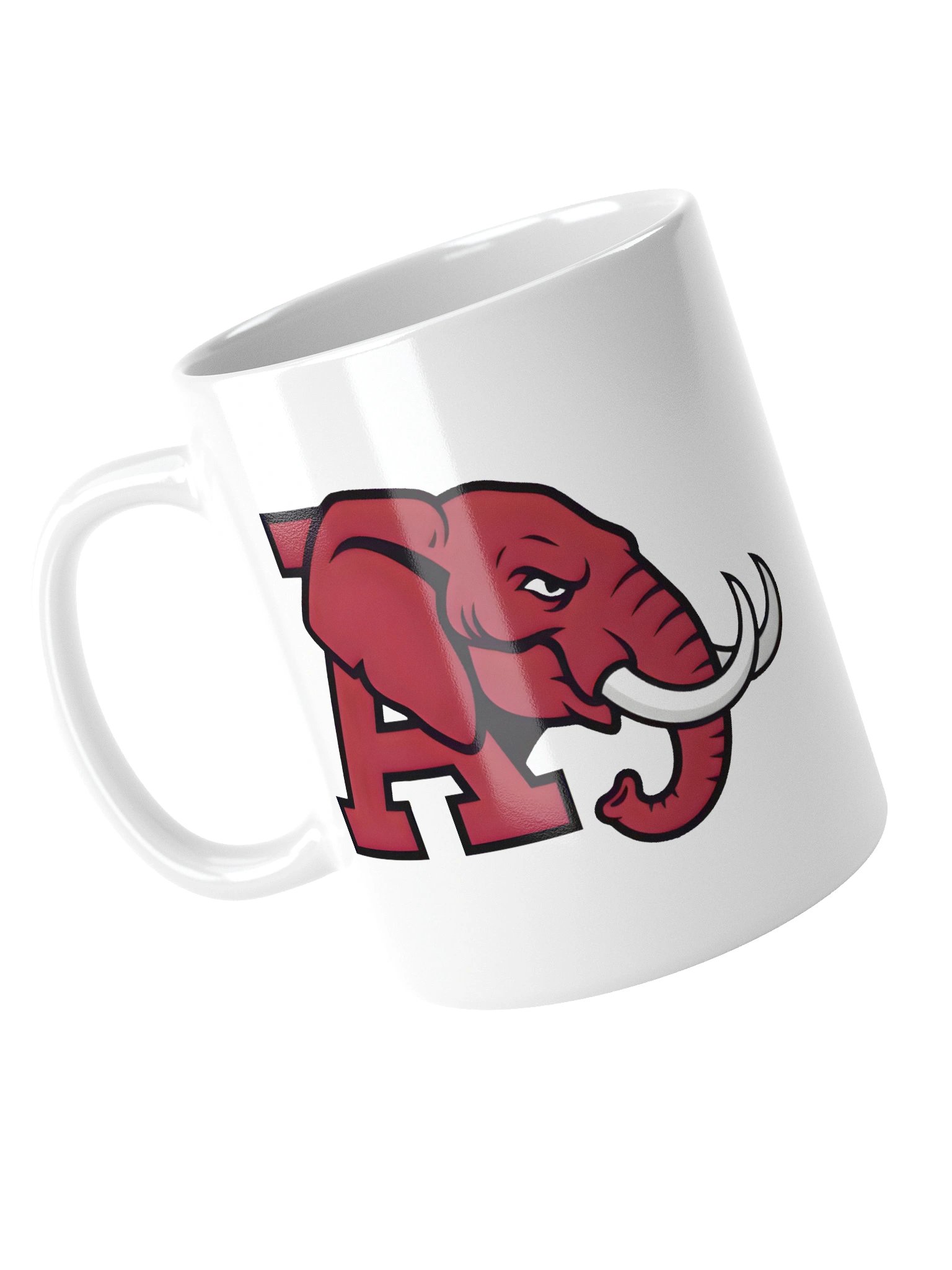 Determined Elephant Red Mug product image (10)