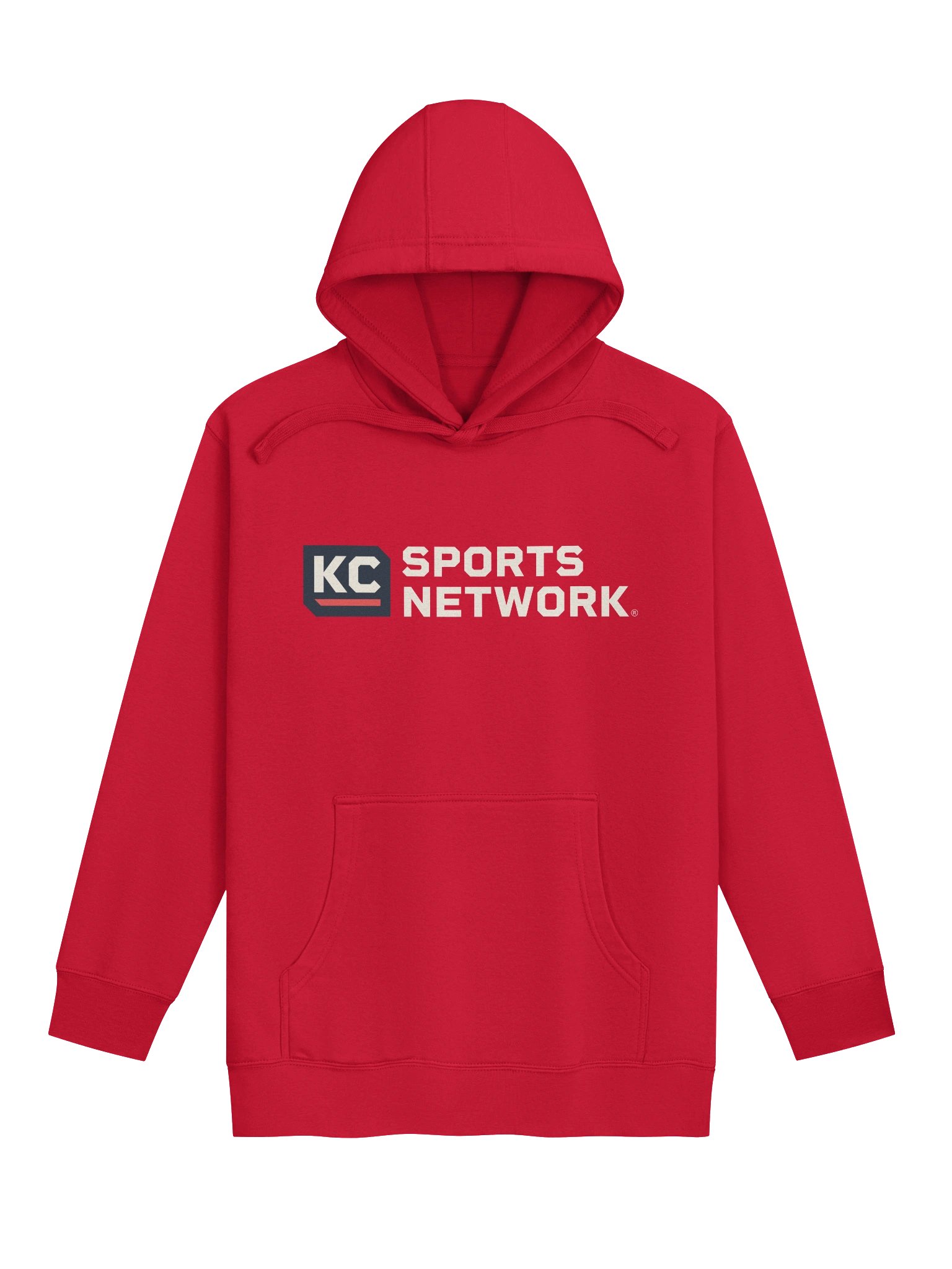 KC Sports Network Wordmark Hoodie (White) product image (1)